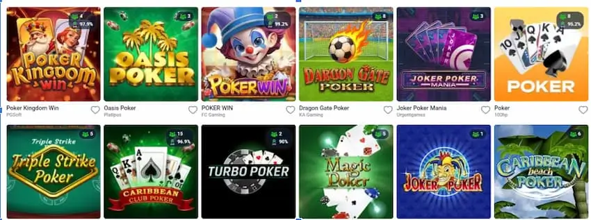 20Bet juegos de mesa