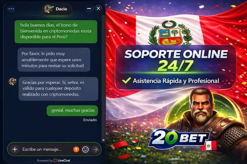 20bet atención al cliente