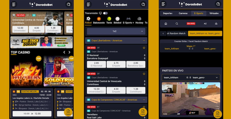 Apuestas deportivas - Doradobet App