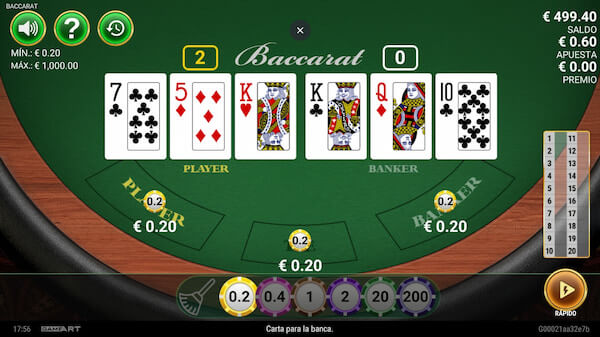 Baccarat - Juegos de casino gratis Perú