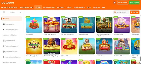 Casinos que Aceptan Yape en Perú: Betsson 