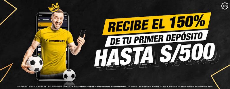 Bono de primer depósito - Doradobet Bonos y Promociones 2025