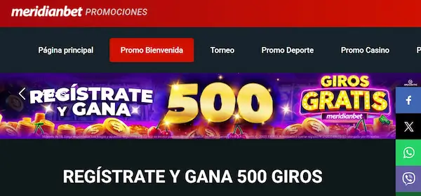 Top 3 Casinos con Bonos sin Depósito: Meridianbet