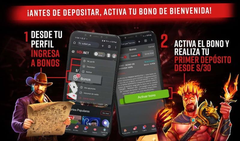 Como obtener bono - Solbet bono de bienvenida Perú