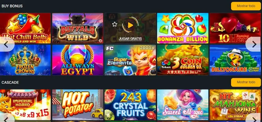 Melbet Perú Tragamonedas