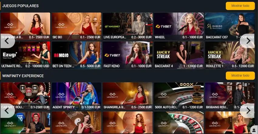 Melbet Perú Casino en vivo