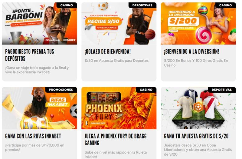 Otras promociones en Inkabet