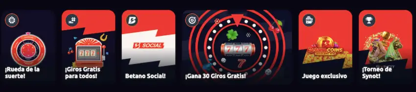 Otras promociones en Betano Casino Perú