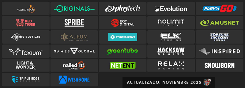 Proveedores de Software en Bet365 Casino Perú