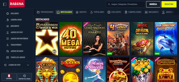 Rabona - Juegos de casino gratis Perú