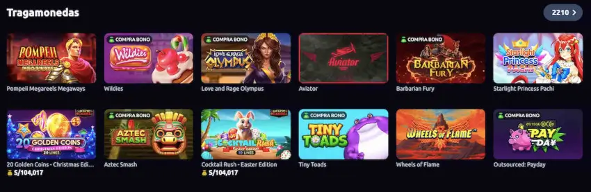 Tragamonedas en Betano Casino Perú