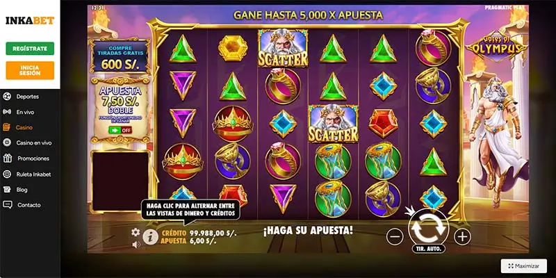 Tragamonedas en Inkabet