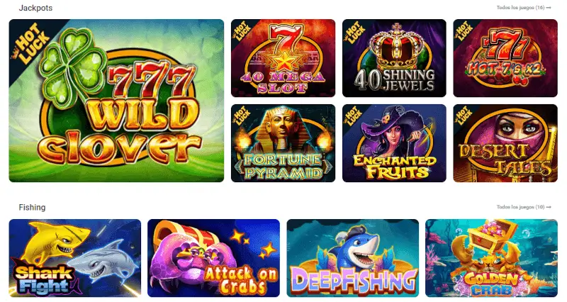 Tragamonedas en TeApuesto casino Perú