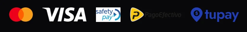 Métodos de pago de Coolbet Perú: Mastercard, Visa, SafetyPay, PagoEfectivo y Tupay